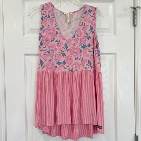 Matilda Jane Women's Dream Chasers Off She Goes Top Size Medium - Picture 1 of 5
